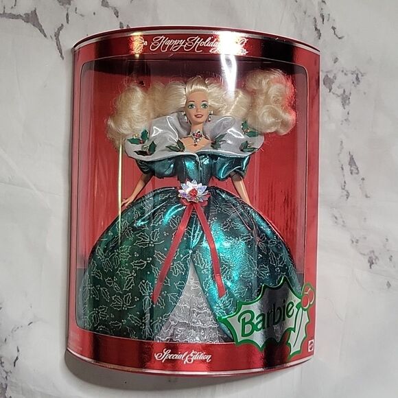 Barbie Other - 1995 Vintage Happy Holidays Barbie Special Edition